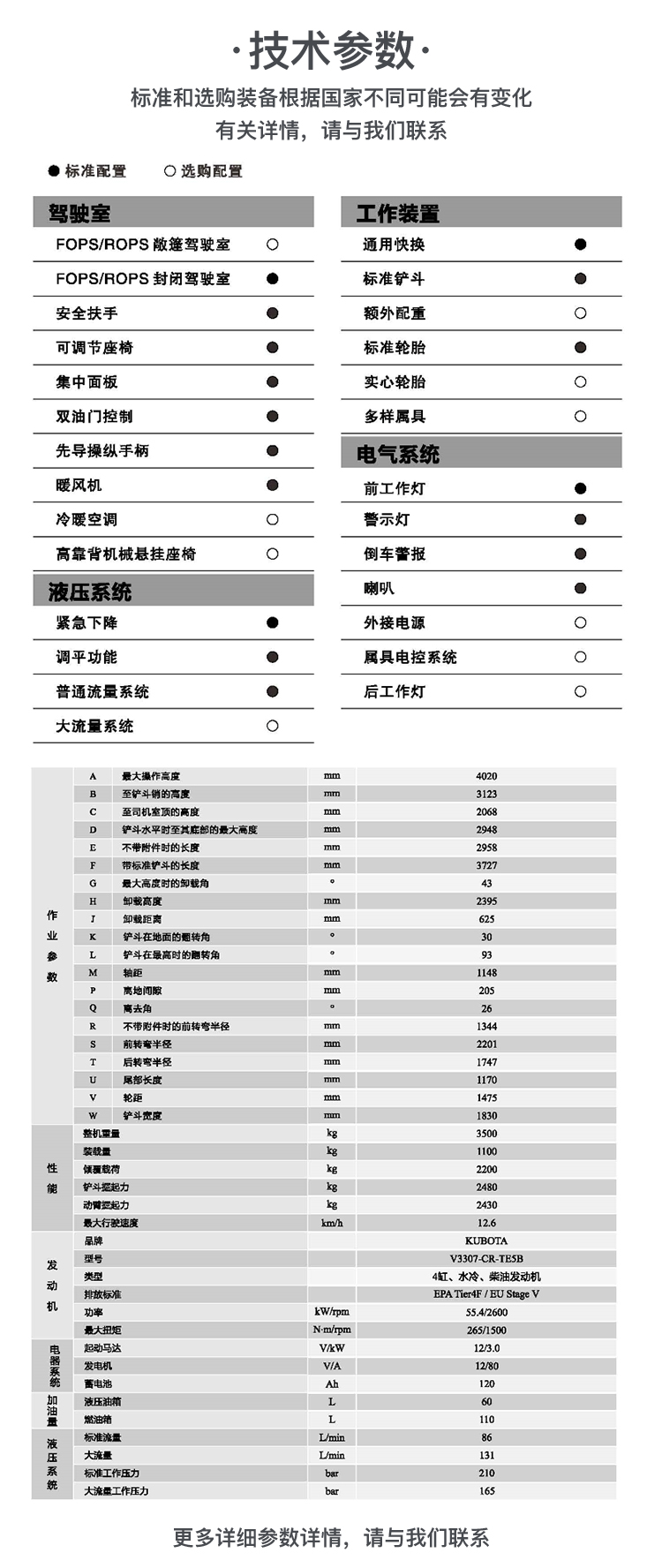 SWL3230 轮式滑移装载机